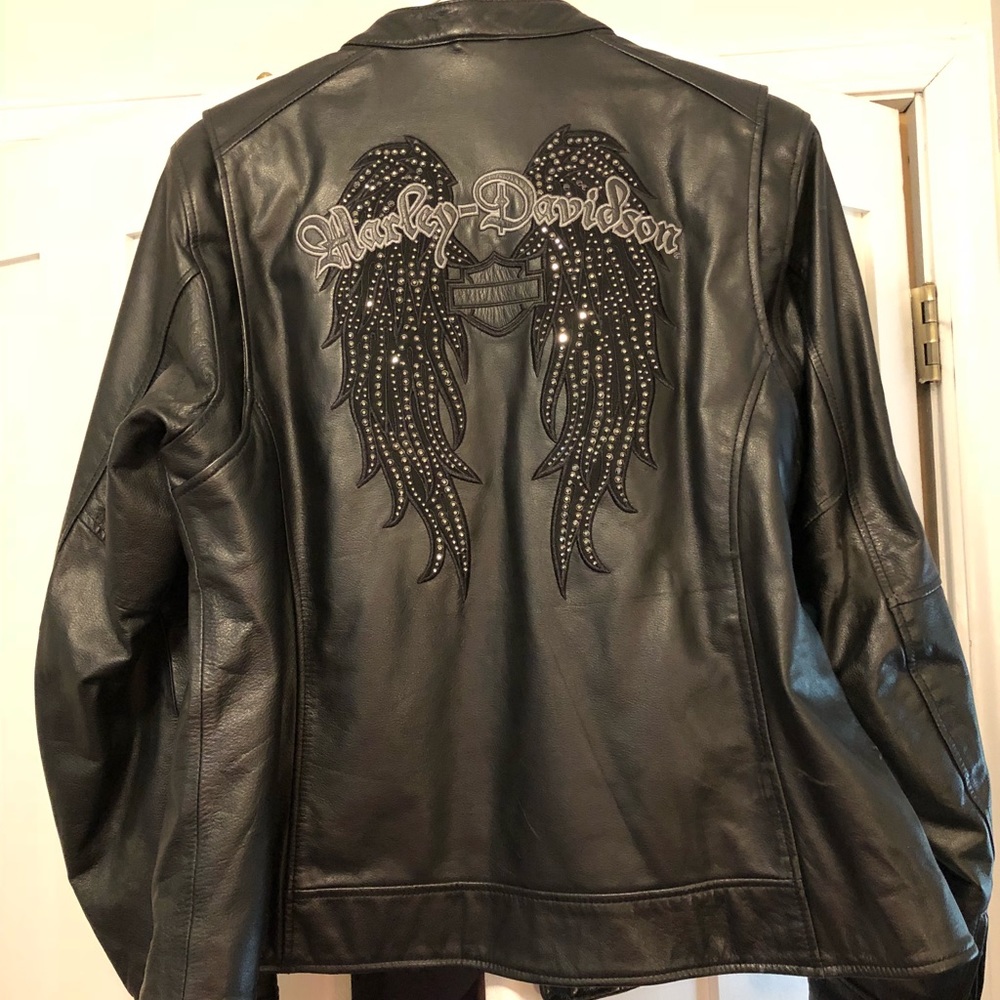 Genuine Harley Davidson Leather Riding Jacket